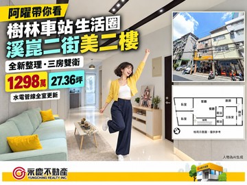 省下百萬翻修水電地獄！板橋溪崑全新裝潢正三房雙衛｜新北市板橋區溪崑二街