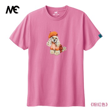 MAIFU CEWEI｜童裝 貴賓犬印花短袖 T恤 短袖上衣 潮T 短T 街頭 潮流 個性 可愛 情侶 精品