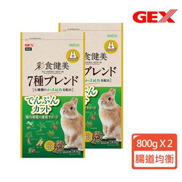 彩食健美兔飼料 腸道菌均衡餐800g X2包組