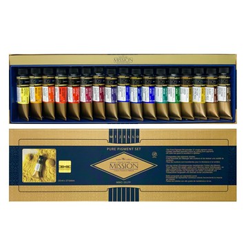 韓國 MIJELLO美捷樂【Mission】金級純色水彩 15ml / 24+2色MWC-1524P【APP滿額下單10%點數(單一帳號最高5000點)】1/31止