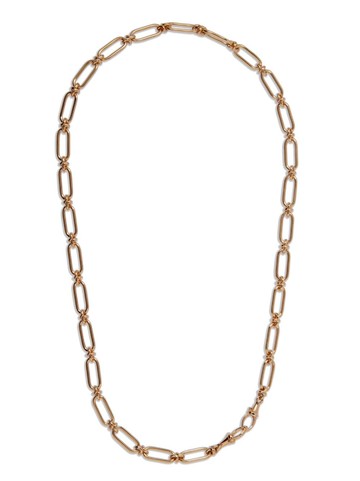 Annoushka - 14kt yellow gold Knuckle chain link necklace - women - 14kt Yellow Gold - One Size