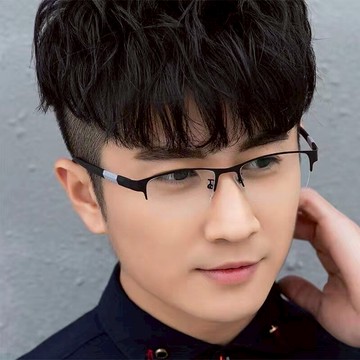 男女超輕金属半框架防霧變色防藍光電腦手機護眼74226