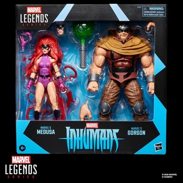 【超萌行銷】  Marvel Legends 漫威 6吋 驚奇四超人 異人族 梅杜莎 & 戈爾工 戈爾貢 雙人包