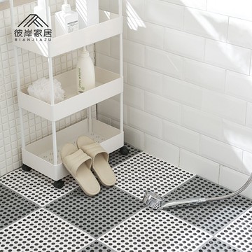 浴室防滑墊衛生間門口洗澡瀝水腳墊防摔地墊拼接鏤空淋浴隔水墊子
