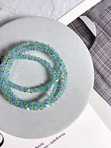 項鍊//三角切面//水晶珠//日常//小禮物