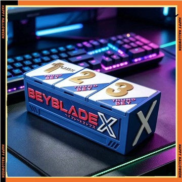 新款初代BEYBLADEX陀螺收納盒戰鬥陀螺收納盒獨立蓋子陀螺收納盒