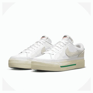 NIKE WMNS COURT LEGACY LIFT 女 休閒鞋 白 FJ5483-100