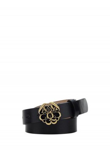 Alexander Mc Queen - Seal Belt - Womens - Black