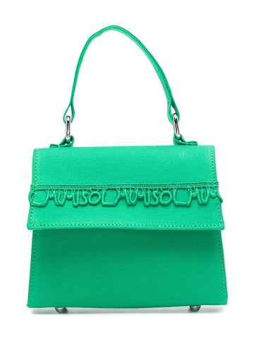 Mi Mi Sol - embroidered-logo detail bag - kids - Fabric - One Size - Green