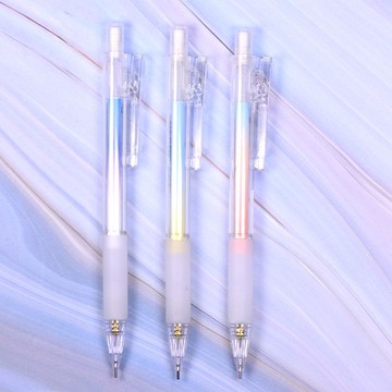 🔥好物優選🔥藍圖星辰大海自動鉛筆學生高顏值0.5活動鉛筆按動軟膠0.7透明鉛筆