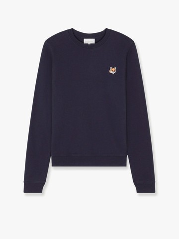 Cotton sweatshirt with iconic embroidered logo on the front - MAISON KITSUNE - gender_Woman
