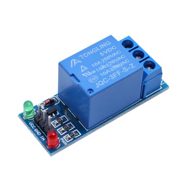 【AI電子】*(12-13)１路繼電器模塊5V低電平觸發繼電器擴展板一路單路