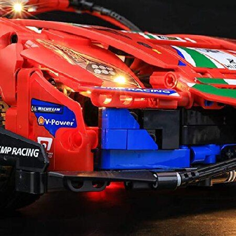 テクニックフェラーリ 488 GTE AF コルセ #51用BRIKSMAX LEDライト