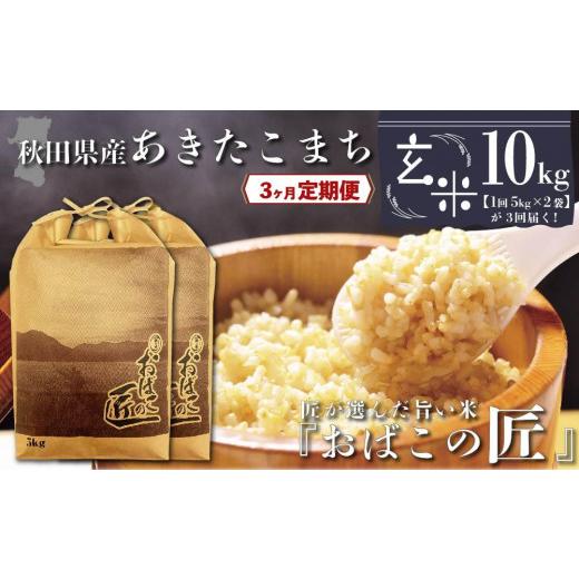 ふるさと納税 秋田県 大仙市 秋田県産おばこの匠あきたこまち　10kg （5kg×2袋）玄米