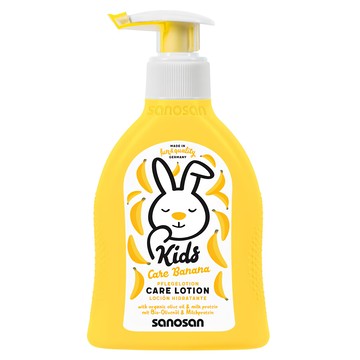 sanosan 珊諾 兒童潤膚乳液 200ml  3歲以上  芭娜娜香  1瓶