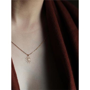 【紙莎草 moorigin】原創設計項鏈森系小眾高級輕奢生日中秋禮物