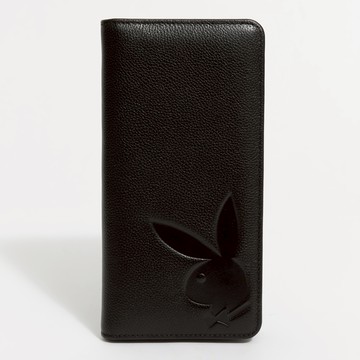 PLAYBOY - 翻蓋長夾  Transcend系列 - 黑色