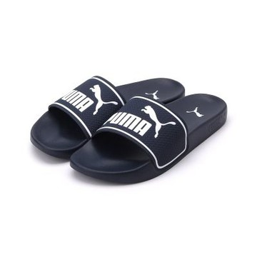 PUMA  LEADCAT 2.0 壓紋運動拖鞋 深藍 384139-04 男鞋