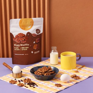 大武山牧場 雞蛋小鬆餅 - 咖啡歐蕾