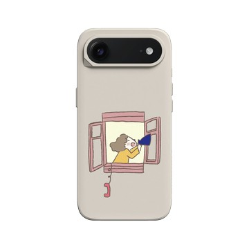 iPhone Air SolidX 貝殼灰 - 咻咻熊 XiuXiubear - 喂大笨蛋