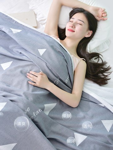 毛毛雨毛巾被夏季薄款純棉全棉紗布雙人空調毯辦公室夏涼被子蓋毯