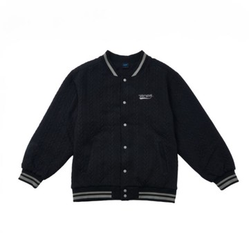 NCAA 外套 黑灰 麻花編織 刺繡 落肩 棒球外套 中性 7455140120