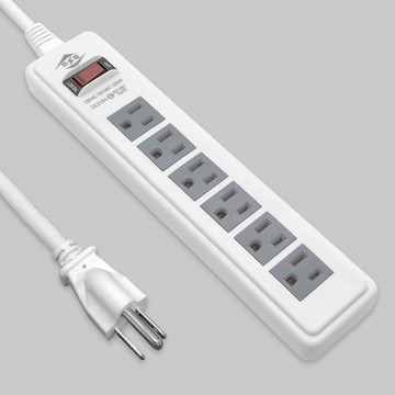 【威電】CK-3164-9 3孔1開6座 電腦線 延長線 9尺