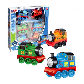 6入慣性摩輪採礦小火車頭盒裝組(93761)【888便利購】