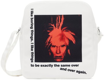 Comme des Garçons Shirt 白色 Andy Warhol Print 单肩包