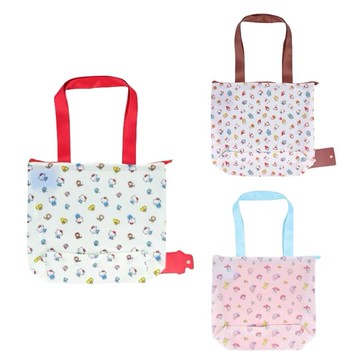 小禮堂 Sanrio 三麗鷗 大容量三層保冷環保購物袋 (滿版款) Kitty 美樂蒂 大集合