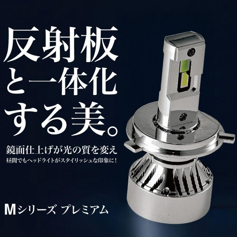 HID屋 H4 LED バルブ 60W HID級の明るさ 49600cd(カンデラ
