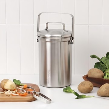 IEP i304 Criners 廚餘桶 3L  1個  155 x 140 x 305 mm  銀色