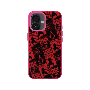 iPhone 16 Clear 粉漾桃 - Assassin's Creed - Assassin's Creed® Shadows - Manga pattern