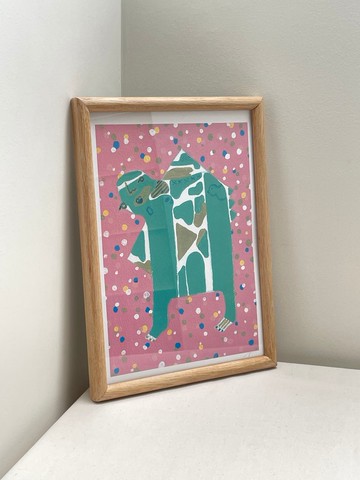 三角怪獸 A4原創手繪印刷繪圖 | 掛畫 | 限量 | 裝飾畫