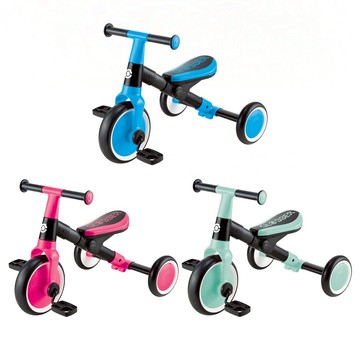 GLOBBER LEARNING TRIKE 2合1多功能滑步腳踏車 - 天空藍