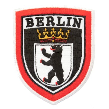 DIY刺繡徽章 服飾立體繡貼 德國徽章 柏林地標 刺繡立裝飾貼 繡片貼 背膠士氣刺繡貼 布貼 熨斗補丁用章 _廠商直送