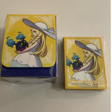 ptcg 寶可夢 莉莉艾 超級勇氣 卡盒/卡套 附收納盒