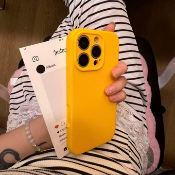 全包鏡頭 液態矽膠 奶嘴膚感 防摔殼用於iPhone17 i16 手機殼 14 15 13 12 11加高鏡頭 加高屏幕