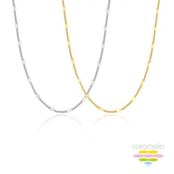 彩糖鑽工坊 925純銀項鍊 亮片鍊 2選1