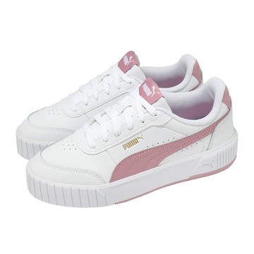 [ACS] Puma 休閒鞋 Carina Mia 女鞋 白 粉紅 皮革 復古 厚底增高 餅乾鞋 402637-04
