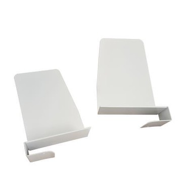 KINCOO層板專用書擋/烤漆白/2入/組