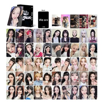 臺灣出貨💥55張女娃idle新專輯we are小卡kpop LOMO卡趙美延宋雨琦GIDLE小卡