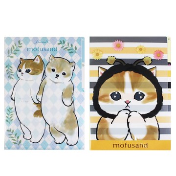 貓福珊迪 A4 L夾(三層)-蜜蜂/柴犬