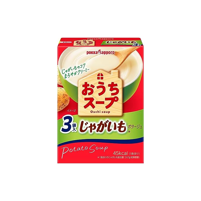 ポッカサッポロ おうちスープ じゃがいも３袋入箱 5箱