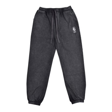 NBA 水洗 棉長褲 黑色-NBAWSPB_NBA