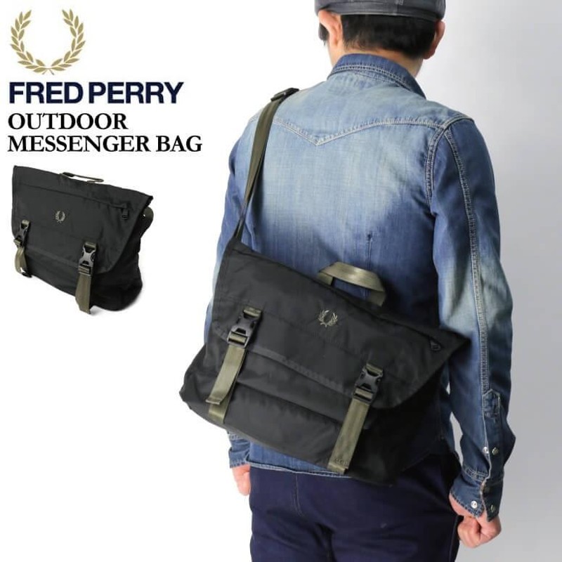 フレッドペリー) FRED PERRY アウトドア メッセンジャーバッグ 
