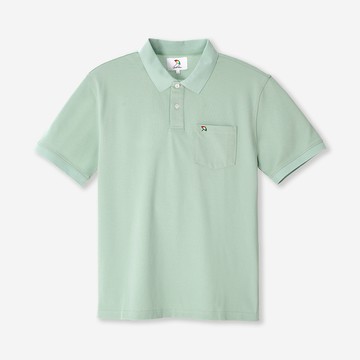 小傘刺繡短袖POLO衫 - 薄荷綠
