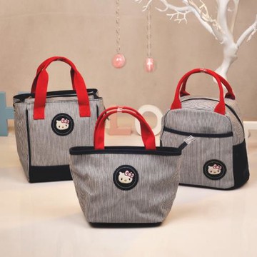 HelloKitty便當包手提包韓國小清新 學生飯盒袋 媽咪包 帆布包