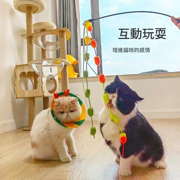 款式隨機出貨節節高逗貓棒1支(陪伴貓咪度過好時光)