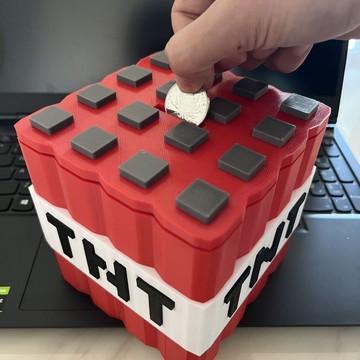 台灣出貨 我的世界 tnt 存錢罐 大號